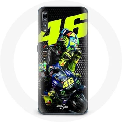 Coque pour Huawei p20 Valentino Rossi motoGP 46 Pilote de vitesse