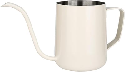 Gieter 350 Ml Wit RVS Met Lange Tuit Voor Kamerplanten