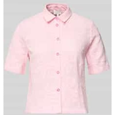 regular fit blouse met stitchings
