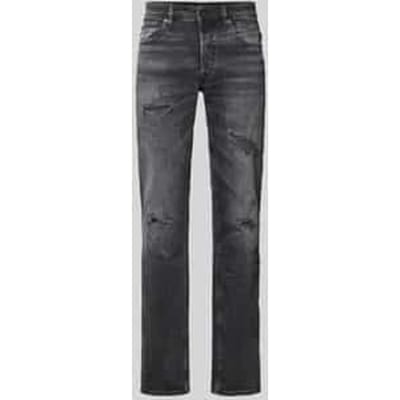 straight fit jeans in destroyed-look model 'GROVER'