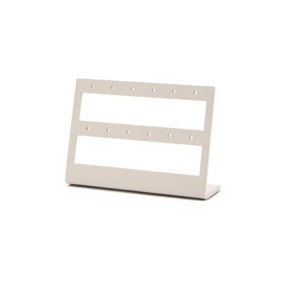 Oorringen display beige