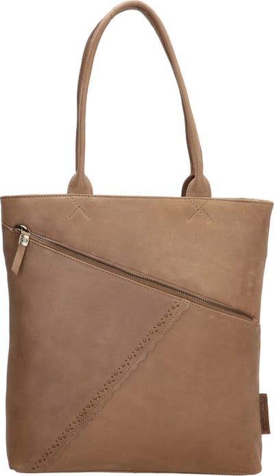 Hide & Stitches Marrakech Shopper - 100% Leer - Taupe