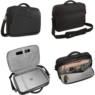ZAGG ACC Laptop Tas 14 inch | Waterbestendige Beschermtas voor Chromebook, Laptop of Tablet | 600D Polyester | Schouderriem & Handvat | Voorvak met Organiser| Universele Laptoptas | Zwart