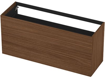 INK - Onderkast 2 Laden Push To Open Decor - 1400x450x650 Mm - Warm Walnoot