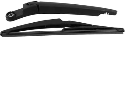 Dailygoody - Ruitenwisser - Achterruitwisserarm - Kunststof - Zwart - Wisserblad - Voor Citroen C5 en Peugeot 407SW - 29 cm