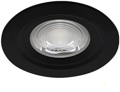 LED Inbouwspot - Kingtron - 7W 630lm 38D - IP54 Waterdicht - 830 Warm Wit 3000K - Rond - Zwart