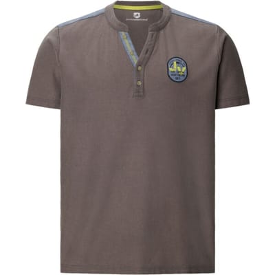 Jan Vanderstorm herren T-Shirt - 52/54 - grijs - Plus Size