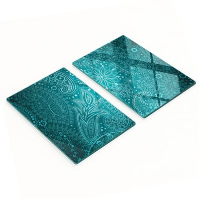 Geharde multifunctionele decoratieve borden van glas, 2x40x52 cm