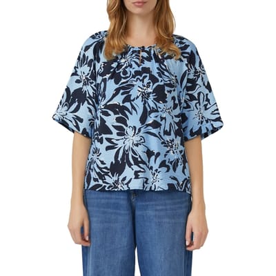 s.Oliver  Blouses Blue Light Maat: 34 | Blouses Outlet | Dames | Zwart