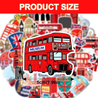 Dailygoods- Stickerset 50 stuks - Vinyl Stickers - Waterdicht - Uniek Design - Voor Laptop/Skateboard/Fiets - Lange Levensduur - Vinylstickers