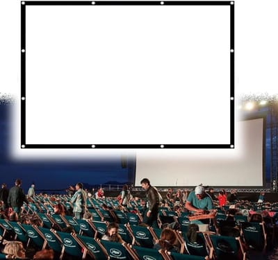 Projectiescherm - Filmdoek - Thuisbioscoop Ervaring - Kreukherstellend - 100 Inch - Wit