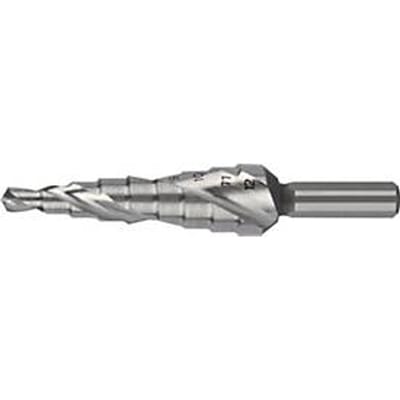 RUKO stappenboor Ø 4-12 mm, HSS-Co5, spiraalgroef Z2, 9 stappen, L 65 mm, kruisgleuf