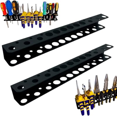 Handgereedschap Organizer, 2 Stuks Schroevendraaierhouders, Opslag voor Gereedschap en Werkplaats