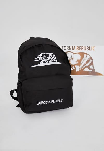California Republic -Rugzak - Rugtas - Schooltas - 20 lt - L - Unisex - 15" Laptopvak - Zwart