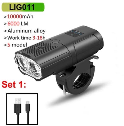 Rumi Fietsverlichting Set - Fietslamp USB Oplaadbaar - Fietslampjes Voorlicht & Achterlicht - Racefiets Verlichting - Waterdicht Fietslicht voor en achter