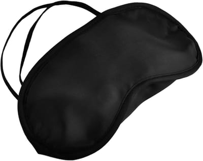 Slaapmasker - Oogmasker - Reismasker - Verduisterend - Sleep mask - Zacht - Comfortabel - Lichtgewicht - Niet drukkend - Slapen vliegtuig - Polyester - Zwart - Jonyx