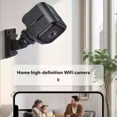 Zolara HD Beveiligingscamera - 1080p WiFi - Nachtzicht - Bewegingsdetectie - Tweeweg audio - Voor binnen en buiten - Babyfoonfunctie - Zwart