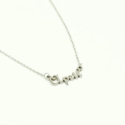 Ketting-maand april zilver