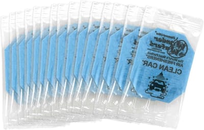 Geurende Wafels - Luchtverfrissers - Auto Opfrissen - Individueel Verpakt - 15 Stuks - Blauw