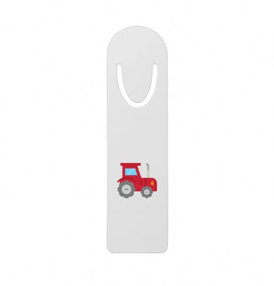 Hacebo® - Trekker metalen boekenlegger - Tractor - Boeren - Boerderij - voertuig Bladwijzer boekenleggers - 12.7 cm x 3.2cm