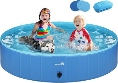 Multifunctioneel Zwembad - Hondenzwembad - Kinderzwembad - Zwembad - Kinderbad - Kind Honden Bad Buiten Zomer Verkoeling - Opvouwbaar - 160 x 30 cm - 600L