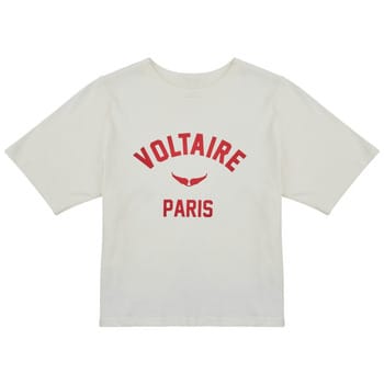 Zadig & Voltaire X60459 T-shirt Met Korte Mouwen Wit 8 Years Meisjes