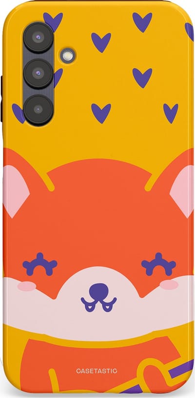Casetastic Hoesje Geschikt voor Samsung A25 - Stijlvolle Beschermende Duo-layer Case - Vossen beat