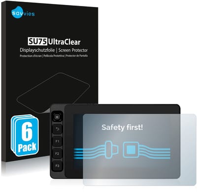 Savvies - Screenprotector voor SmallHD Ultra 5 - Folie Beschermfolie transparant 6 Stuks