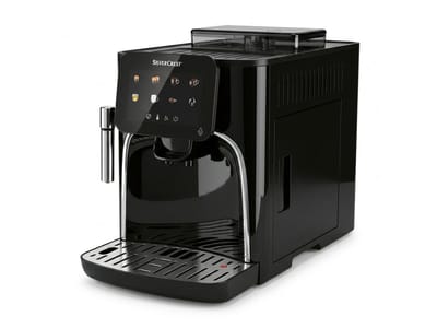SILVERCREST® KITCHEN TOOLS Volautomatische koffiemachine - Pompdruk: 19 bar - Waterreservoir: 1,6 L - Soort koffie: bonen of gemalen bonen - Veelzijdige drankbereiding: espresso, café crème, cappuccino, latte macchiato, heet water
