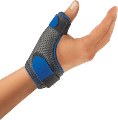 Bort Soft Duimbrace – Skiduim Brace – Duimklachten Ondersteuning – Duimsteun Artrose – Duimspalk Zachte binnenvoering – Duimbandage - Maat S