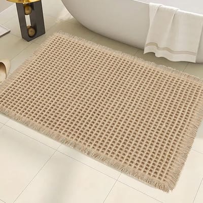 Dailygoods- Badmat Super Absorberend - Antislip - Wasbaar - Zacht - Rubberen Achterkant - 43 x 61 cm - Vloermat
