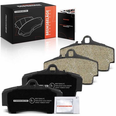 Frankberg 4x remblokken achteras voor Porsche