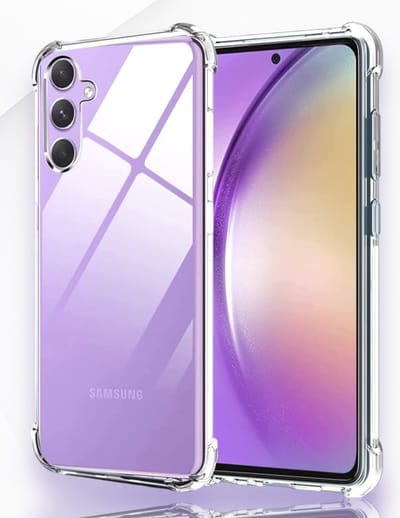 AziLine Shockproof Case Geschikt voor Samsung Galaxy A54 5G - Transparante Luxe A54 Bescherming Hoesje - Maximaal Stevig en Premium Kwaliteit geschikt voor Samsung Galaxy A54 5G