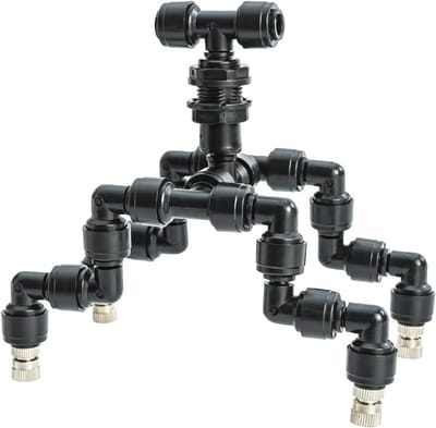 Verstelbare Reptielen Terrariumsproeier met 360° Draaibare Sproeiers voor Een Optimale Mistverneveling