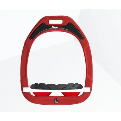 Zijwaartse Beugels Grip Rood/Wit/Rood Flex-On Green Composite