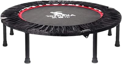 Opvouwbare Trampoline - Indoor Rebounder - Aerobe Fitness - Zachte Stabiele Bounce - 48 inch - Zwart