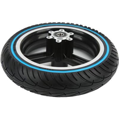 LYH L002 Moyeu de Roue Avant Nid d'Abeille 8,5 Pouces Pièces de Rechange pour Pneu Avant de Trottinette Électrique pour Trottinette Kugoo M4 Bleu bleu