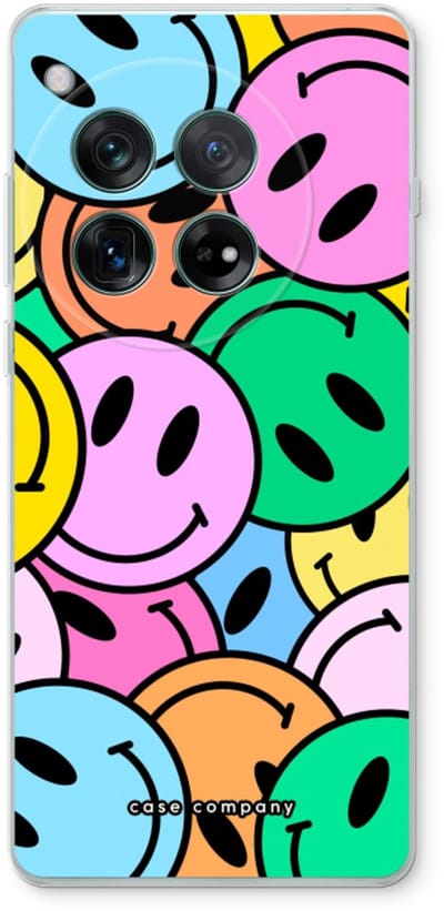 Case Company® - Hoesje geschikt voor OnePlus 12r hoesje - Smiley N°1 - Soft Cover Telefoonhoesje - Bescherming aan alle Kanten en Schermrand
