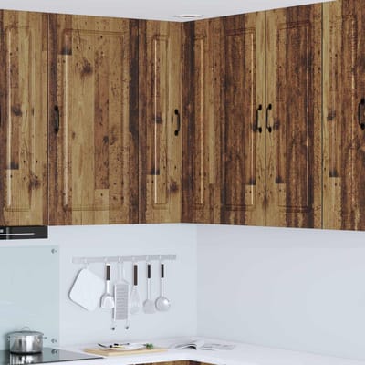 vidaXL - Vaatwasserpaneel - Kalmar - Oudhout - 57 - x - 57 - x - 100 - cm - Bewerkt - hout