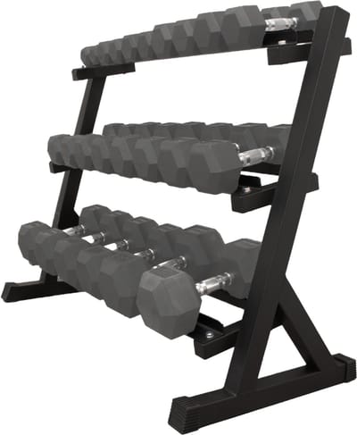 Focus Fitness – Dumbbell Rack – 3 Lagen – Opbergsysteem – Exclusief Dumbbells