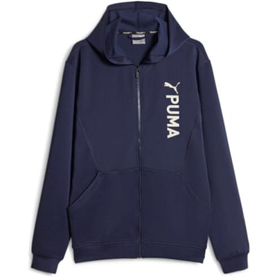 PUMA - fit double knit fz hoodie - Training hoodie heren - Blauw