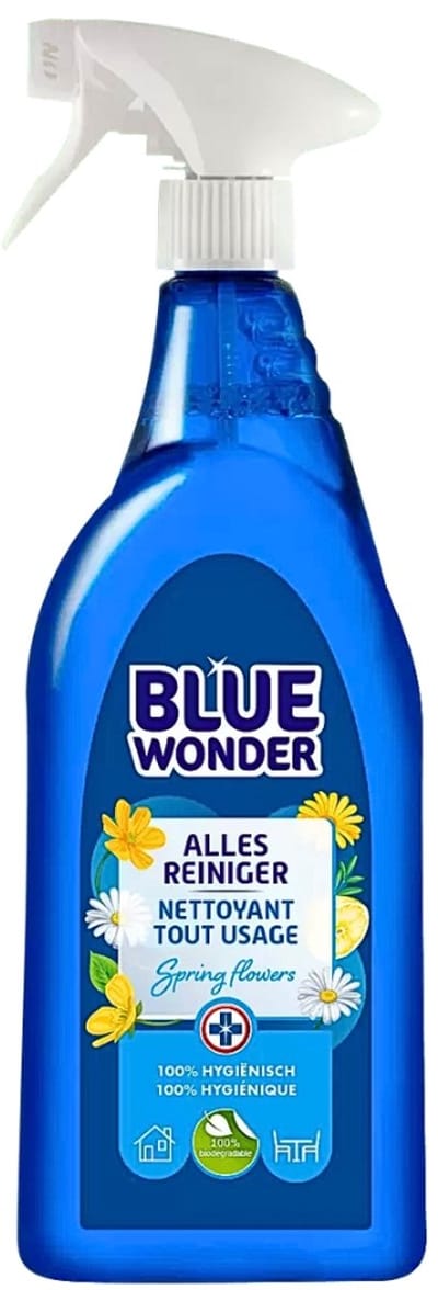 1 x Blue Wonder Allesreiniger Spray 750 ml - Allesreiniger - Reinigingsmiddel - Vuil Verwijderen - Vet Verwijderen - Vlekken Verwijderen
