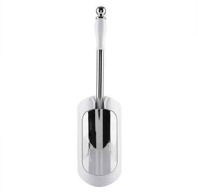 Dailygoods- Badborstel Roestvrij Staal - Badborstelhouder - Antislip Handgreep - Lange Steel - Praktische Opslag - Hoogwaardige Borstel - Wc-borstel