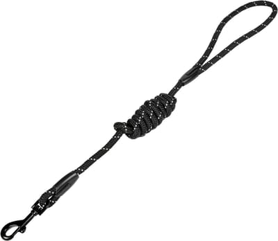 Benson Reflecterende hondenriem - Veiligheid en stijl - 120 cm - Zwart