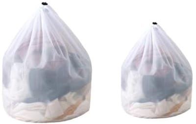 Verstelbare waszakken voor wasgoed - Set van 2 (30 x 40 cm + 40 x 50 cm) - Ideaal voor ondergoed, blouses en delicate kleding