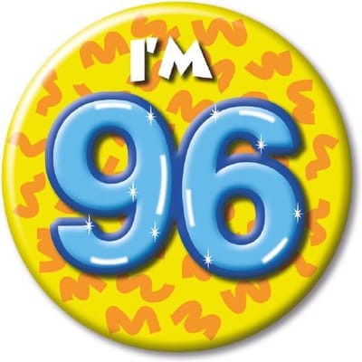 Button klein - i'm 96 Fun gifts