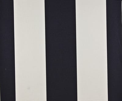 Dutch Wallcoverings Vliesbehang blokstreep - blauw/wit