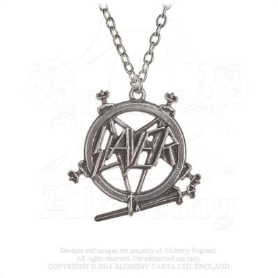Alchemy Slayer - Pentagram Logo Ketting - Zilverkleurig