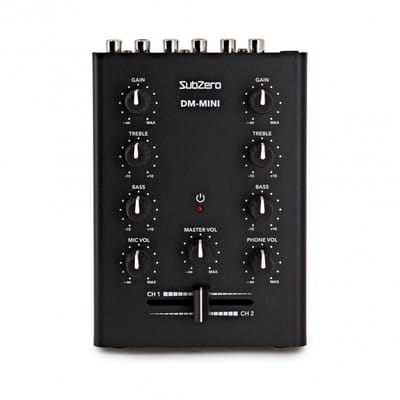 SubZero 2-Kanaals Mini DJ-mixer