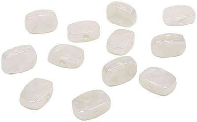 Boston BUT-05 Mechaniekknoppen Parelmoer 19 x 13 mm Push-On, 12 Stuks